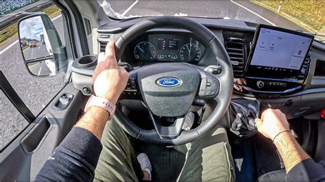 2023 Ford Transit Rwd 20 New Ecoblue 130hp 0 100 Pov Test Drive 1643 Joe Black Youtube