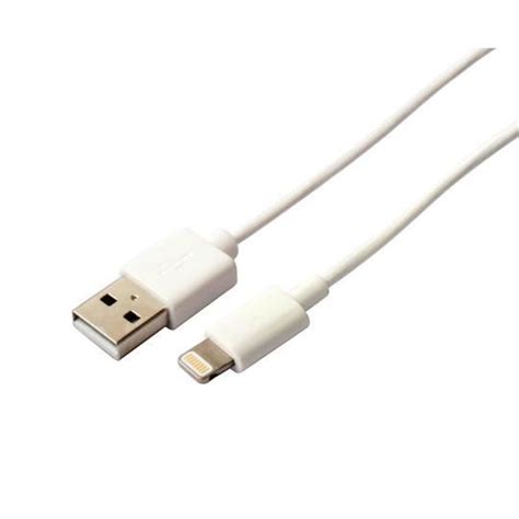 Câble Data Usb Lightning Homologué Par Apple Ksix 1m Blanc Synchronisation Et Charge