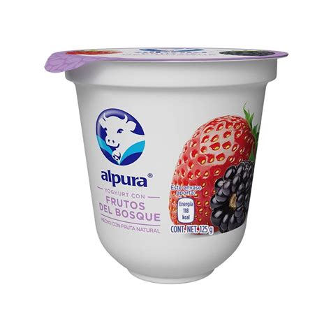 Yoghurt Batido Alpura Con Frutos Del Bosque G Walmart