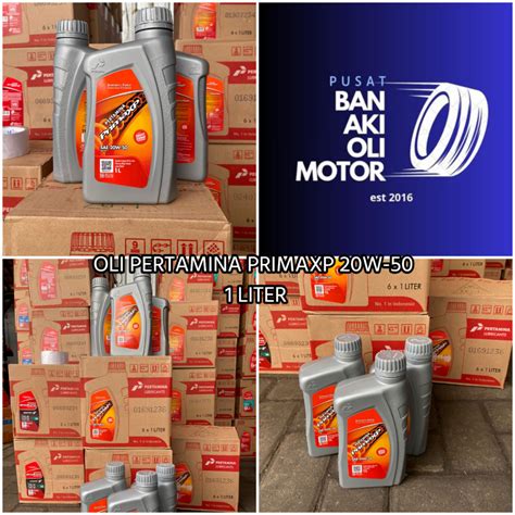 Jual OLI PRIMA XP SAE 20W 50 1 LITER OLI MOTOR DAN MOBIL OLI