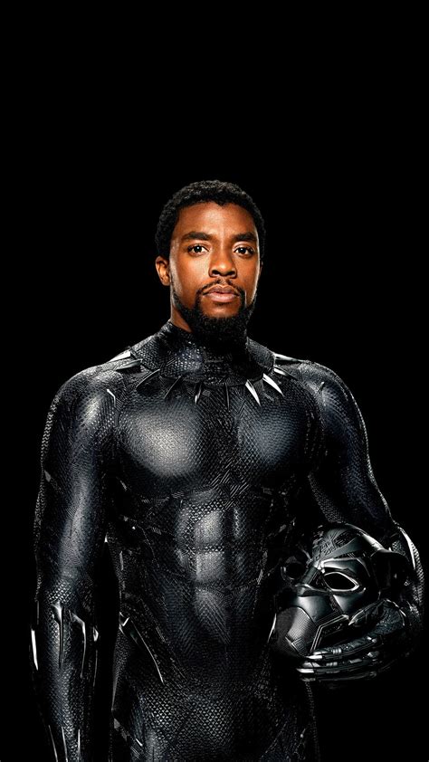 1080x1920 Chadwick Boseman Black Panther 4k Iphone 7,6s,6 Plus, Pixel ...