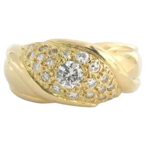 Ring Diamonds 18k Yellow Gold For Sale At 1stdibs