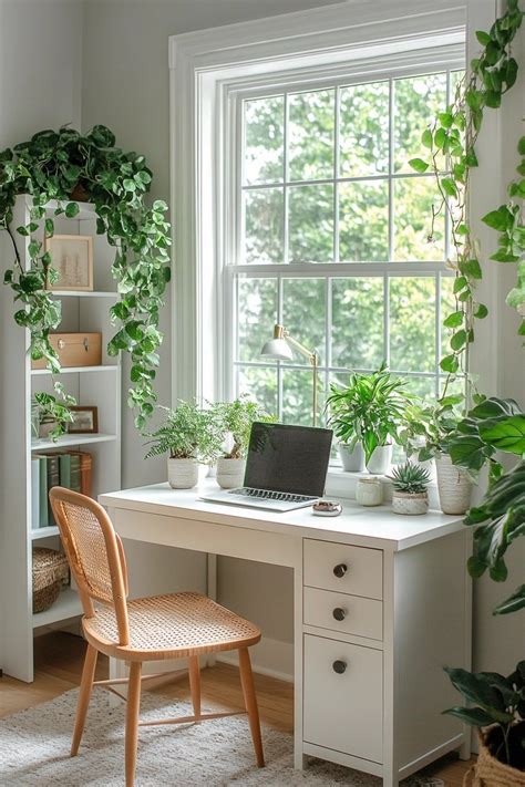 29 Small Office With Plants For Adding Freshness And Style Deskhive