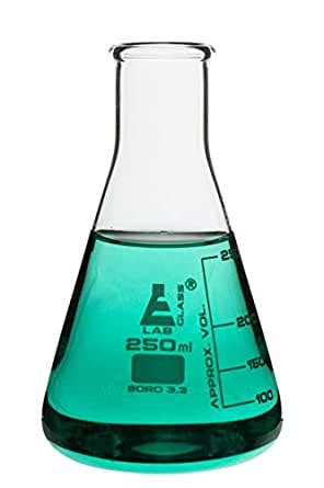 Eisco Erlenmeyer Flask Ml Borosilicate Glass Narrow Neck Flasks