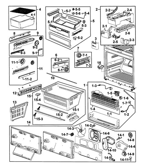 Samsung Rf266aepnxaa Evaporator Cover Assembly Genuine Oem