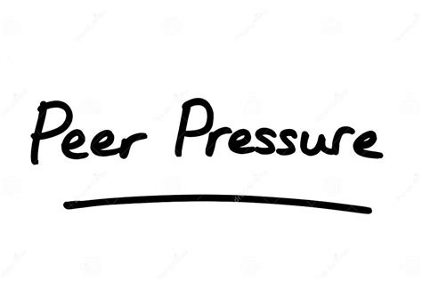 Peer Pressure Stock Illustration Illustration Of Behaviour 215922914