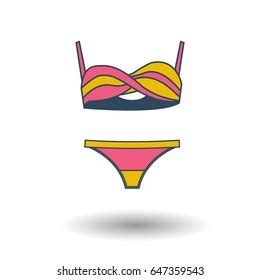 Flat Bikini Web Icon Underwear Icon Stock Vector Royalty Free Shutterstock