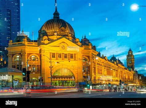 flinders street station  night  res stock photography  images