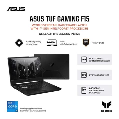 Jual Asus Tuf Gaming F Fx Hc I B T O Graphite Black Intel