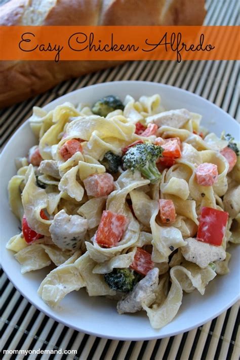 Easy Chicken Alfredo Recipe Chefthisup