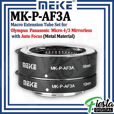 Jual Meike Mk P Af A Macro Af Extension Tube Set For Micro