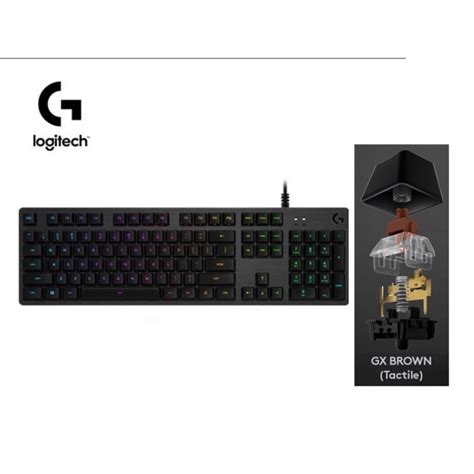 Logitech G512 Tactile Carbon Rgb Mechanical Gaming Keyboard Shopee