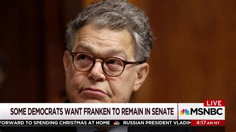 Al Franken S Last Day In Senate Will Be Jan Nbc News