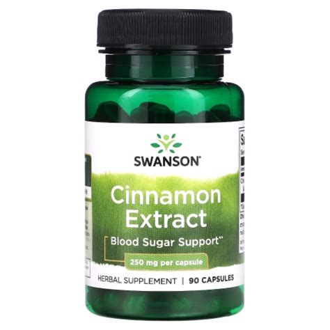 Swanson Cinnamon Extract Mg Capsules Count Kroger