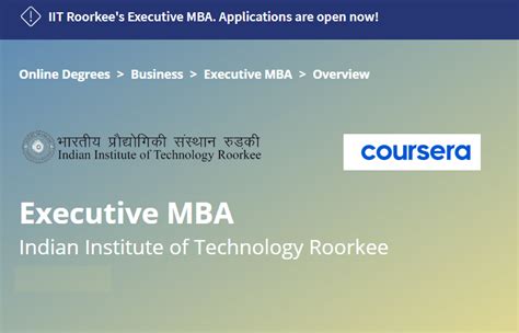 Iit Roorkee Opens Application For Executive Mba Admission