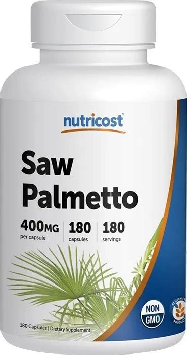 Saw Palmetto 400mg 180 Capsulas Nutricost American Inkafit