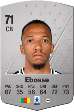 Enzo Ebosse EA Sports FC 24 Player Ratings Electronic Arts