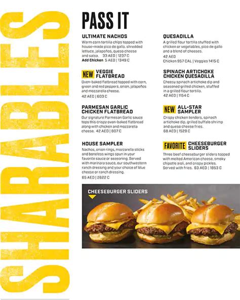 Buffalo Wild Wings Menu Menu For Buffalo Wild Wings Mirdif Dubai Zomato