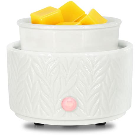 Wax Melt Warmer Ceramic 3 In 1 Candle Wax Warmer Scented Melter Candle Fragrance Wax Burner