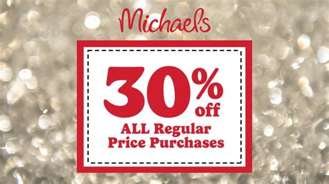 Michaels Off All Regular Priced Items Today Only Southern