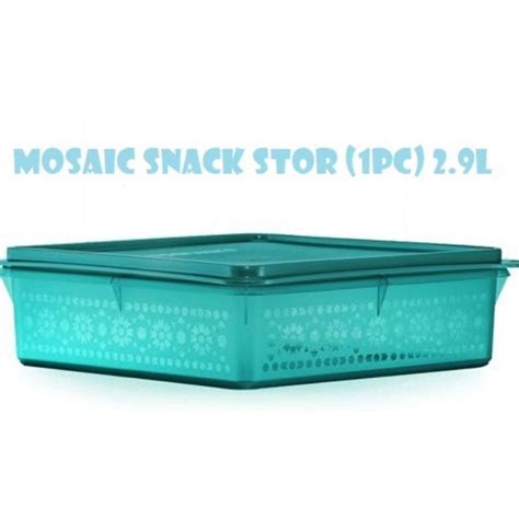 Tupperware Mosaic Snack Stor 2 9l 1pcs Shopee Malaysia