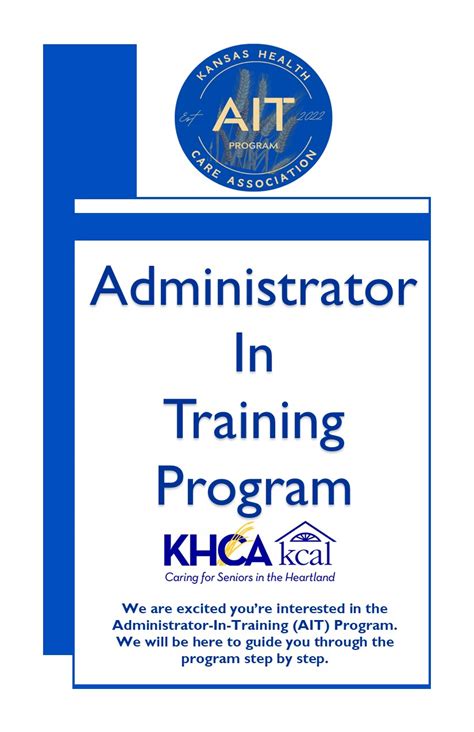 Administrator In Training Ait Program