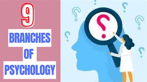 9 Major Branches Of Psychology YouTube