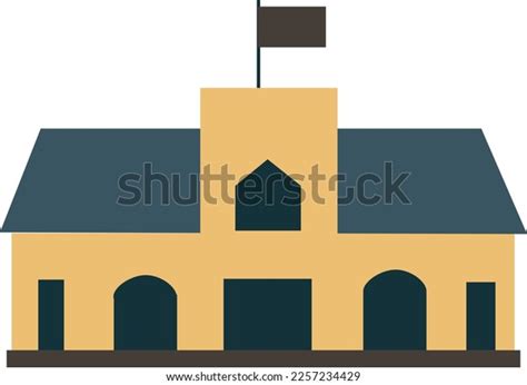 School Building Vector Edit Stock Vector (Royalty Free) 2257234429 ...