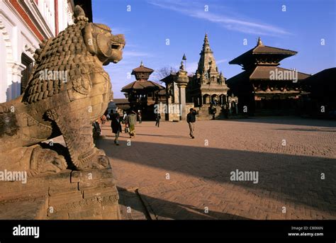 Nepal Bhaktapur Durbar Square Stock Photo Alamy