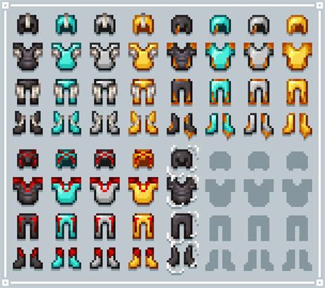 Minecraft armor textures