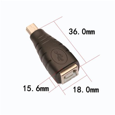 Usb 2 0 Type B To Mini Usb 5 Pin Type B Female Male Adapter 2 Pack Auspower Australia