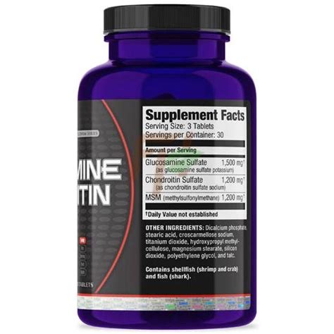 Ultimate Nutrition Glucosamine Chondroitin MSM - купить хондропротектор ...