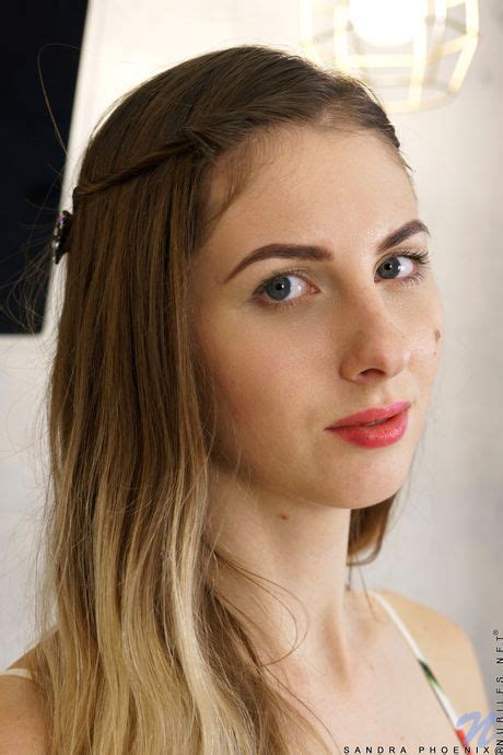 Blonde Beauty Sandra Phoenix Removes A Dress Before Fingering Her Pussy