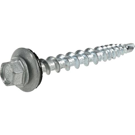 Everbilt X In Clear Head Roofing Screw Lb Box Piece