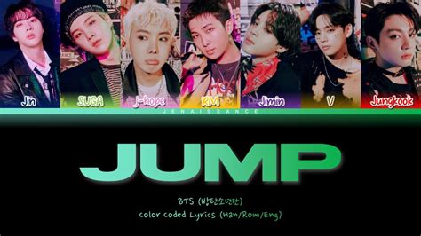 Bts Jump Color Coded Lyrics Youtube