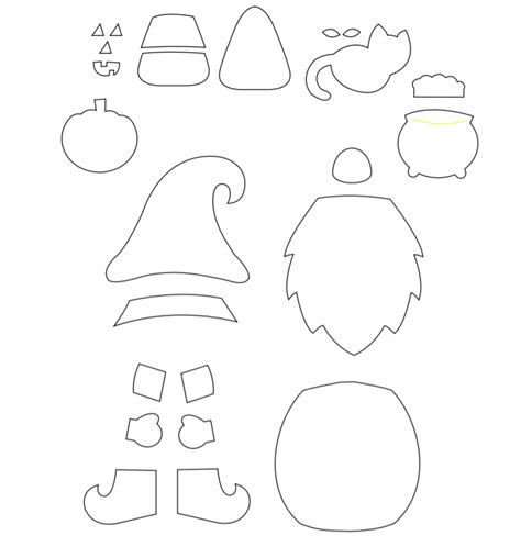 Printable Gnome Craft Template