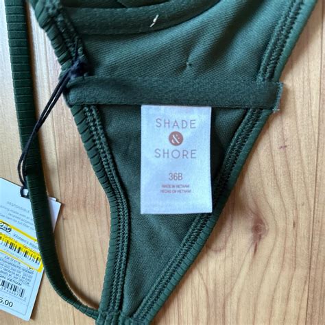 Green Bikini Top With Adjustable Straps And Depop