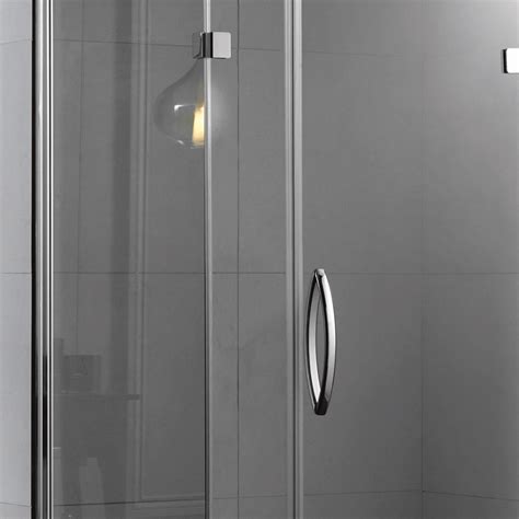 Aquadart Inline Hinged 2 Sided Shower Enclosure 1200mmx900mm 8mm Glass