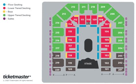 Utilita Arena Birmingham Seating Plan With Seat Numbers Strictly Come ...