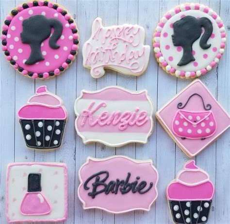 Barbie Cookies Barbie Birthday Cake Barbie Birthday Barbie Birthday