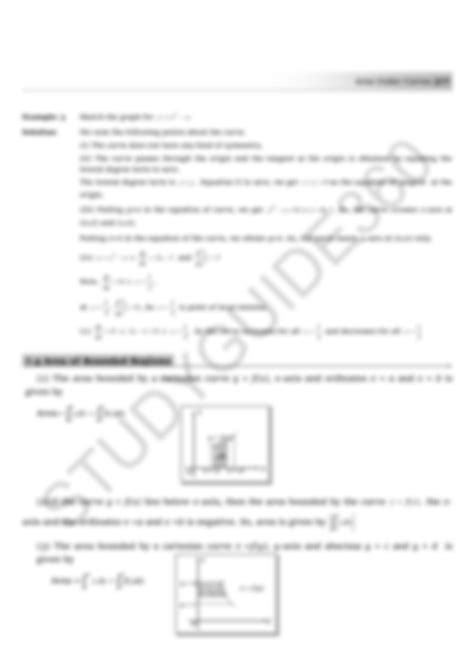 SOLUTION Iit Jee Maths Notes For Area Under Curve Studypool