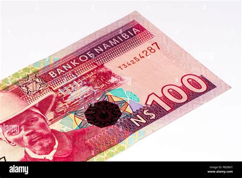 100 Namibian Dollars Bank Note Of Namibia Namibian Dollars Is The National Currency Of Namibia