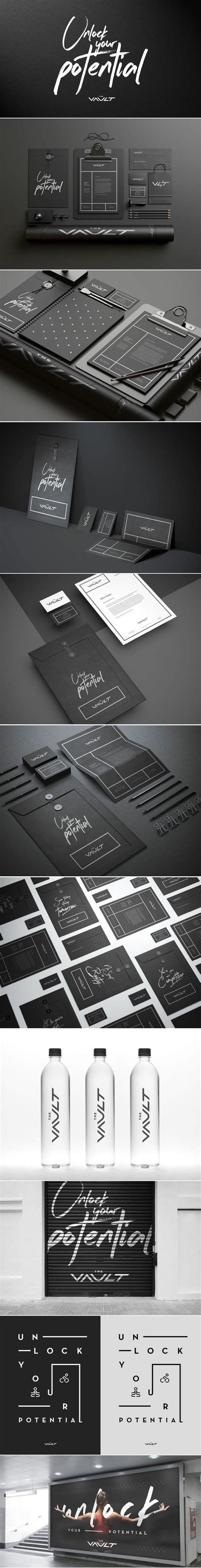 The Vault Branding Brand Styling Inspiration Corporate Identity