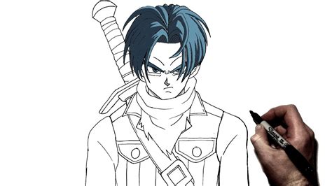 Trunks Dbz Drawing