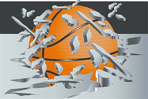 Basketball Abstract Background Vector Banner Sport Basketball Vector