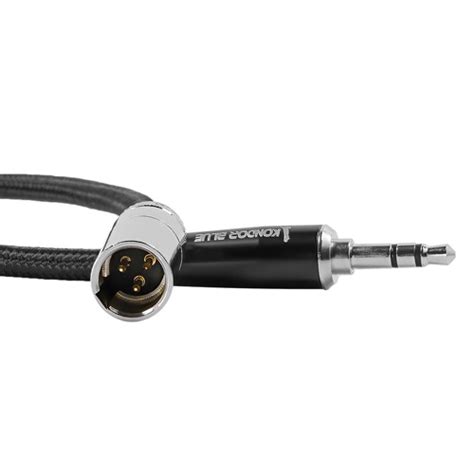 Kondor Blue 14 Inch Mini XLR Male To 3 5mm Mono Mini Plug Audio Cable