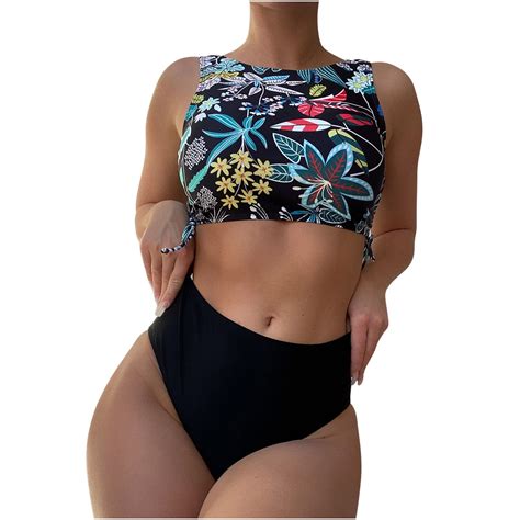 Quyuon Plus Size Bikini Swimsuits For Women Two Piece Plus Size Bathing