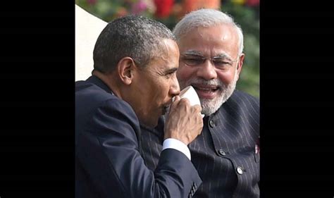 Obama In India Narendra Modi Barack Obama Chatted Like Old Friends