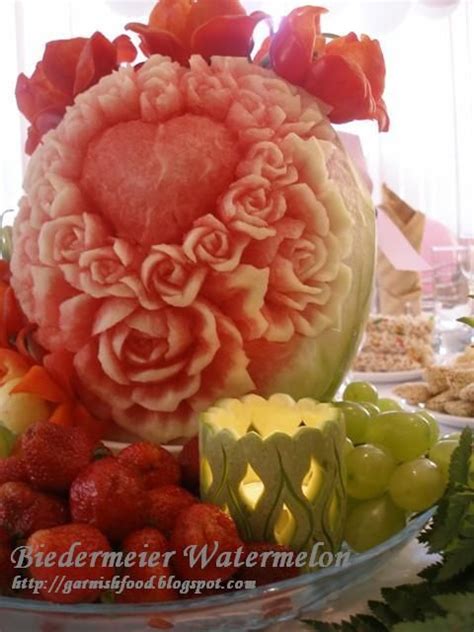 Fruit Carving Arrangements And Food Garnishes August 2011 Food