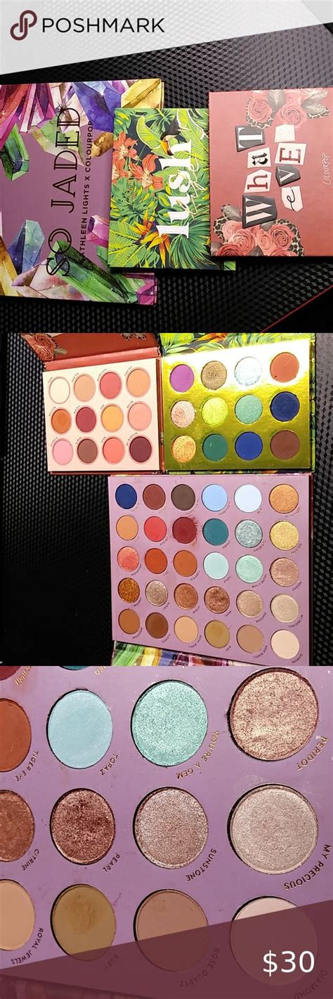 Colourpop Palettes Bundle Lush Life Whatever So Jaded Kathleen